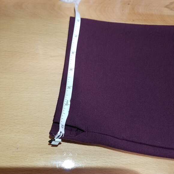 Express Women's Ponte Pant - Size XL - Burgundy Color - NWT!! - Picture 4 of 11